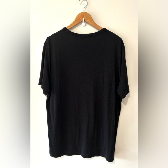 THEORY Anemone Essential Tee in Black Multi - Picture 6 of 10